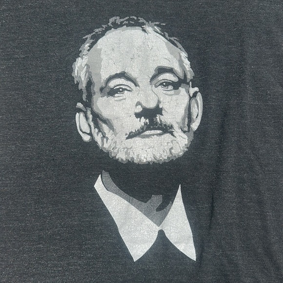 Chive Tees Bill Murray graphic Tee heatherd black size Small - Picture 2 of 5